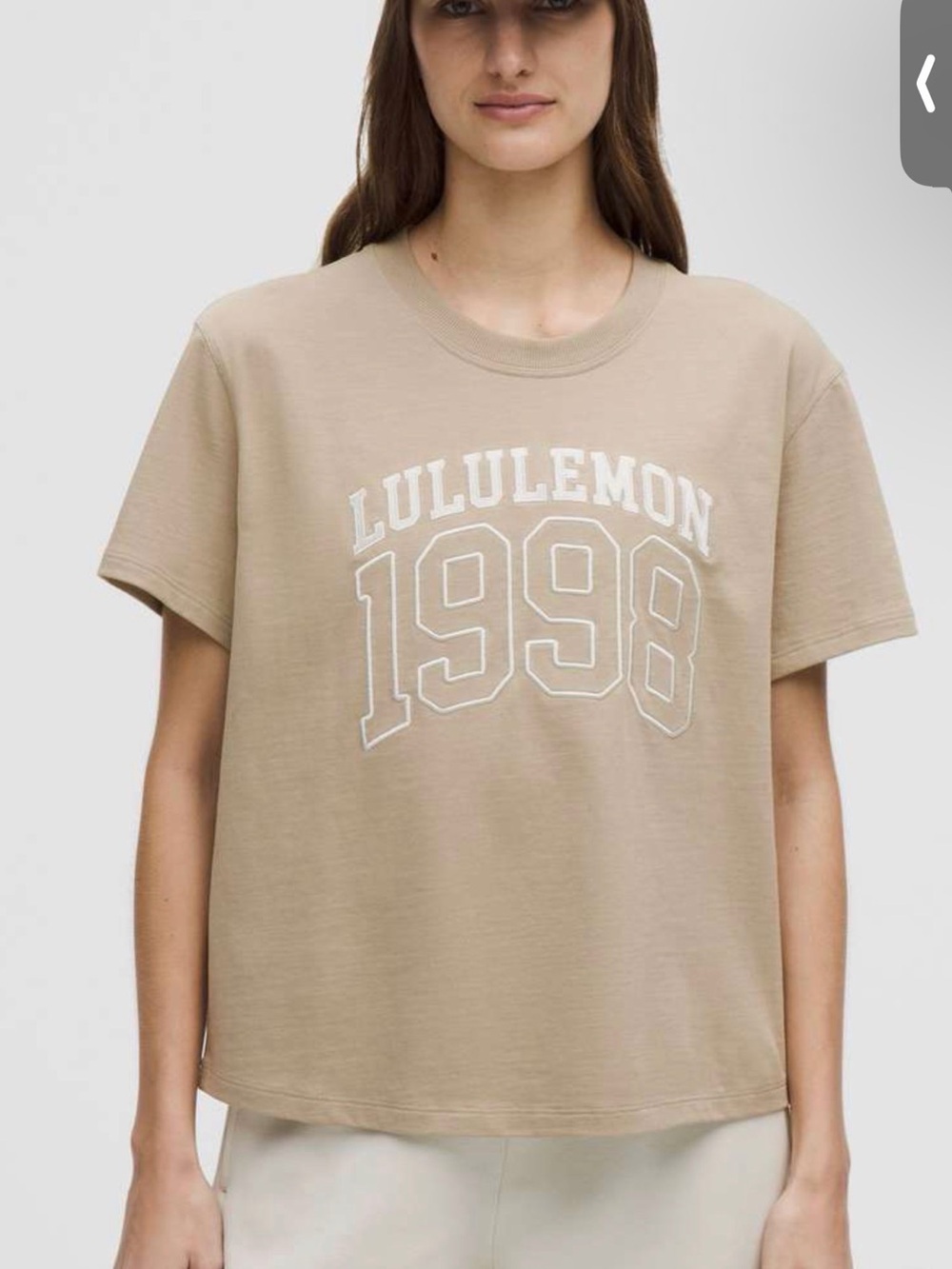 Lululemon Relaxed-Fit Cotton Jersey T-Shirt *Graphic Sheer Oak